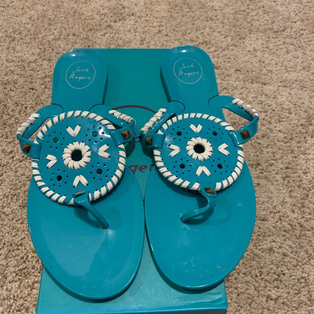 Jack Rogers jelly sandals